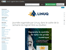 Tablet Screenshot of linuq.org